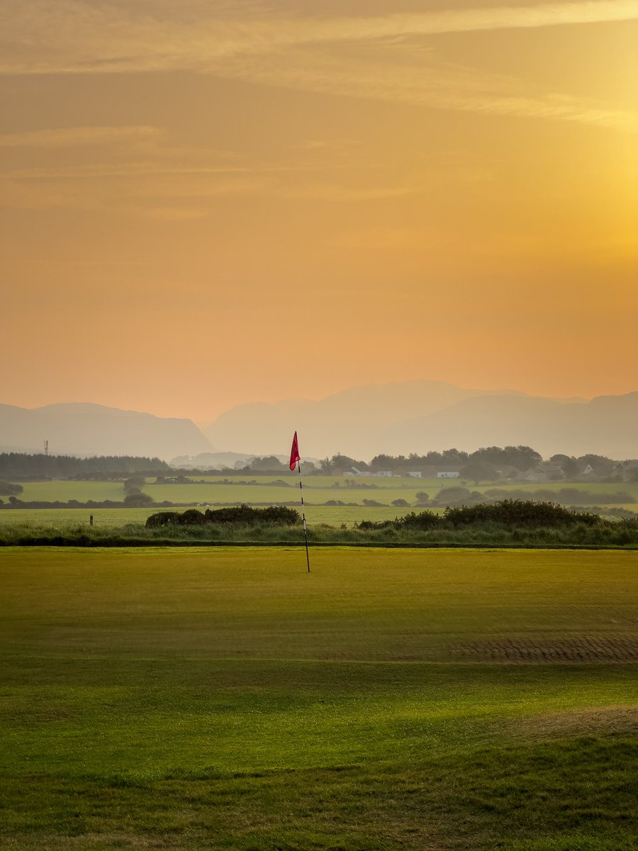 Up with the lark and out for 12 before work - my course has decent views 😃 #iPhone14Pro