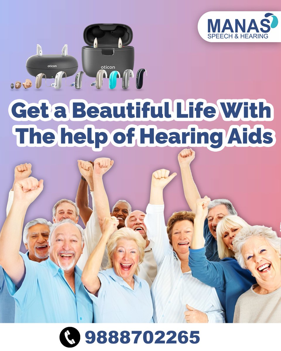 ManasSpeech's tweet photo. Get a beautiful life with the help of hearing aids.
Now Easily Book Hearing Aids from Your Home By Just Calling : +91 9888702265

#Hearingaidsarerock #Bestinvisiblehearingaids #Hearinglosstreatment #Nosurgery #Quickreliefdevice #Digitalhearingaids #Bestprice #Ordernow #Earcare https://t.co/569fbfwQcS