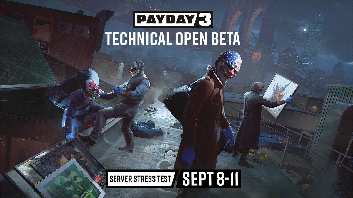 sevenupgaming's tweet photo. La beta ouverte de Payday 3 sort ce weekend 

Du 8 au 11 septembre, il sera possible de tester le jeu gratuitement sur Steam et sur Xbox.

Venez jouer avec nous ! 

https://t.co/lFumtXuyLf https://t.co/Fq2gZegsBt