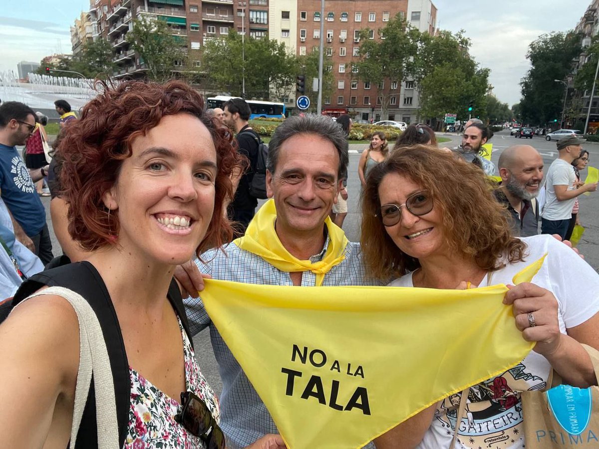 Ayer estuvimos en Arganzuela para decir #NoAlaTala #MetroSiPeroNoAsí