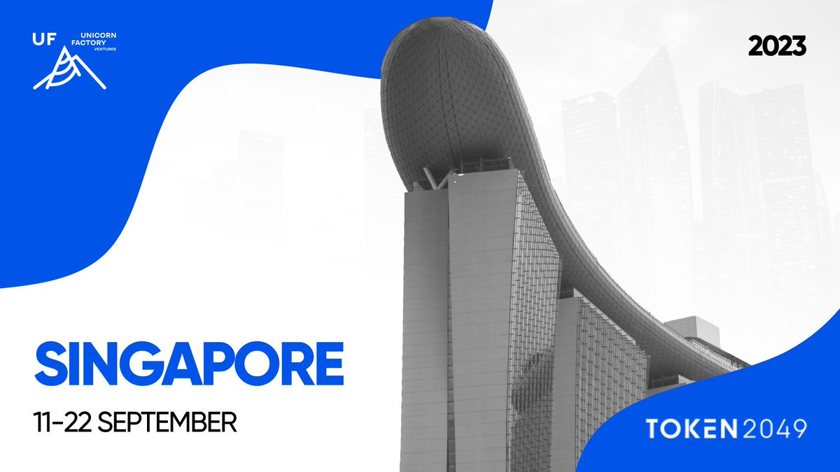 Unicorn Factory Ventures team is landing in Singapore for Token2049 next week!

Let's get in touch! Founders and fellow VCs are welcome! <a href="/token2049/">TOKEN2049</a>
