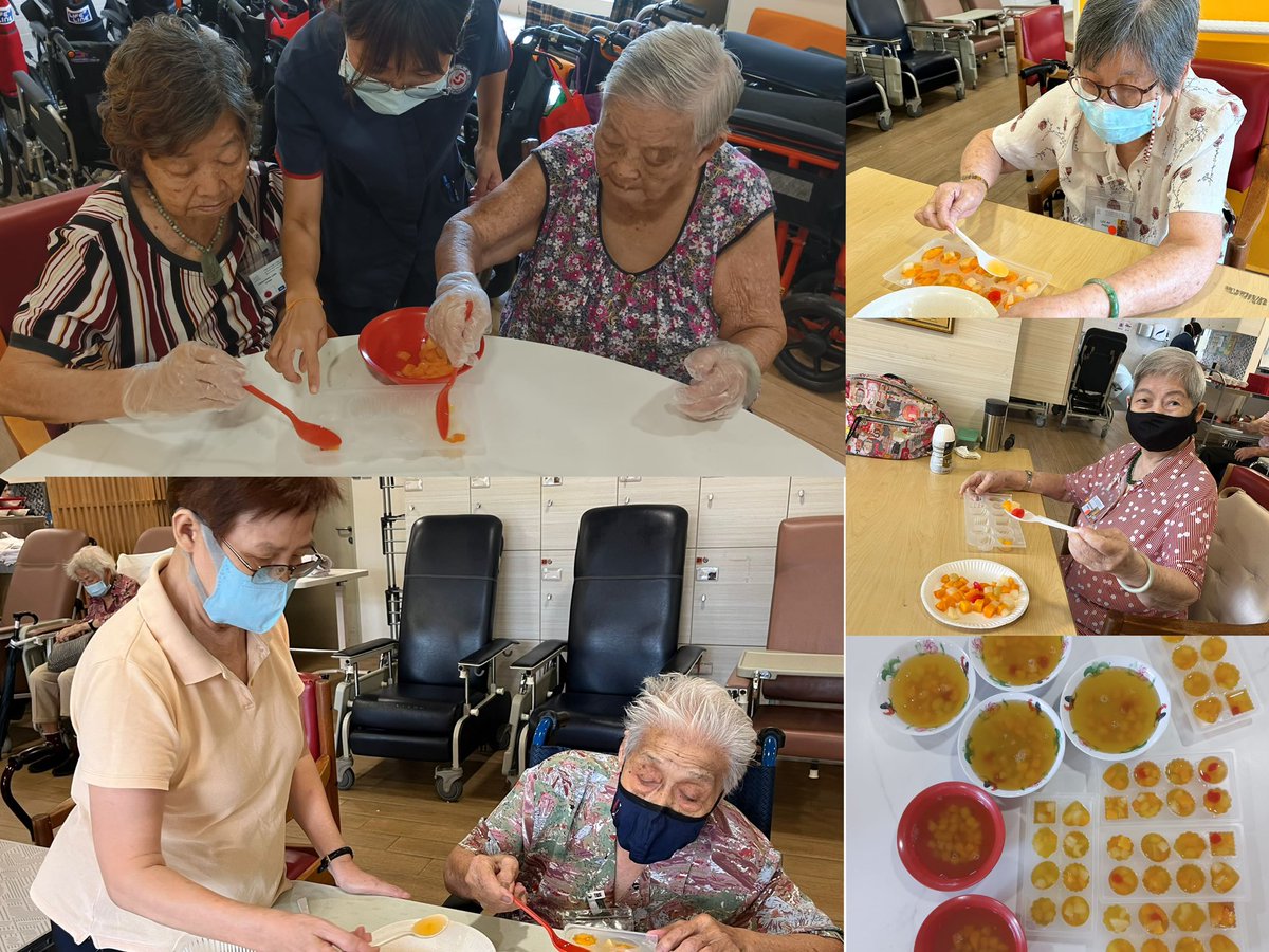 THKNH_LTD's tweet photo. THK SCC Daily Activities to keep our seniors physically and mentally stimulated and active. 

#THKNH #THKSCC #ART&amp;CRAFT #COOKINGTHERAPY #ACTIVE https://t.co/NYEMJbNV1G