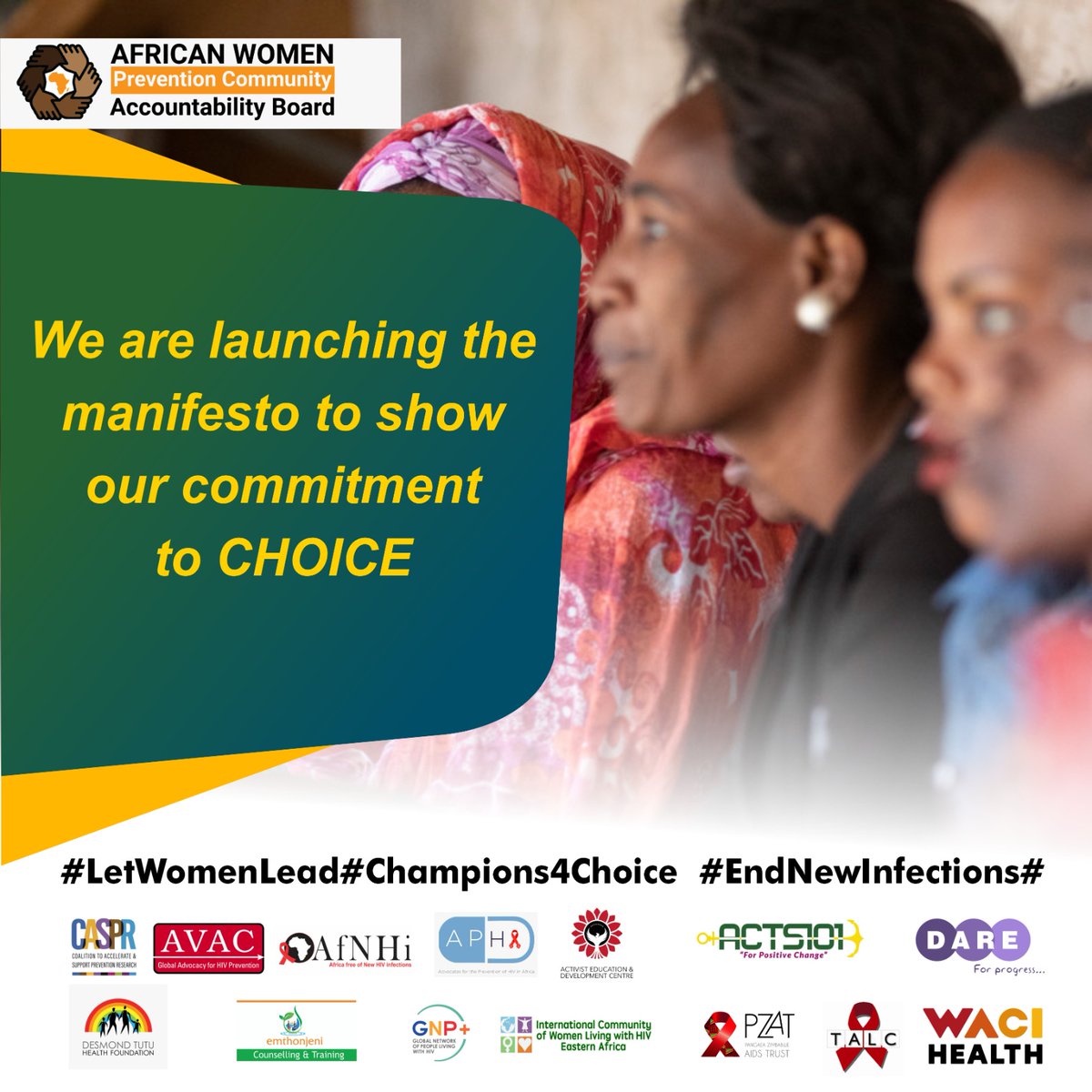 🚀 Exciting News! Join us now, in Kampala, Uganda, as we launch the HIV Prevention #ChoiceManifesto for women and girls in Africa. #Champions4Choice, empowerment, and the right to health and dignity. Let's unite to #EndNewInfections  #FacilitateChoice #LetWomenLead #U4Ptanzania