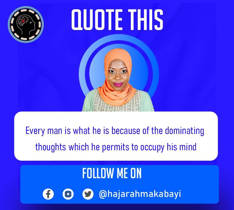 As you think so you shall become. 
Your thoughts can build you or fail you. 
Elevate your thinking 💭 and thrive. 
#SelfCareSeptember 
#SalamMuslimSisters
#SalamUpdates