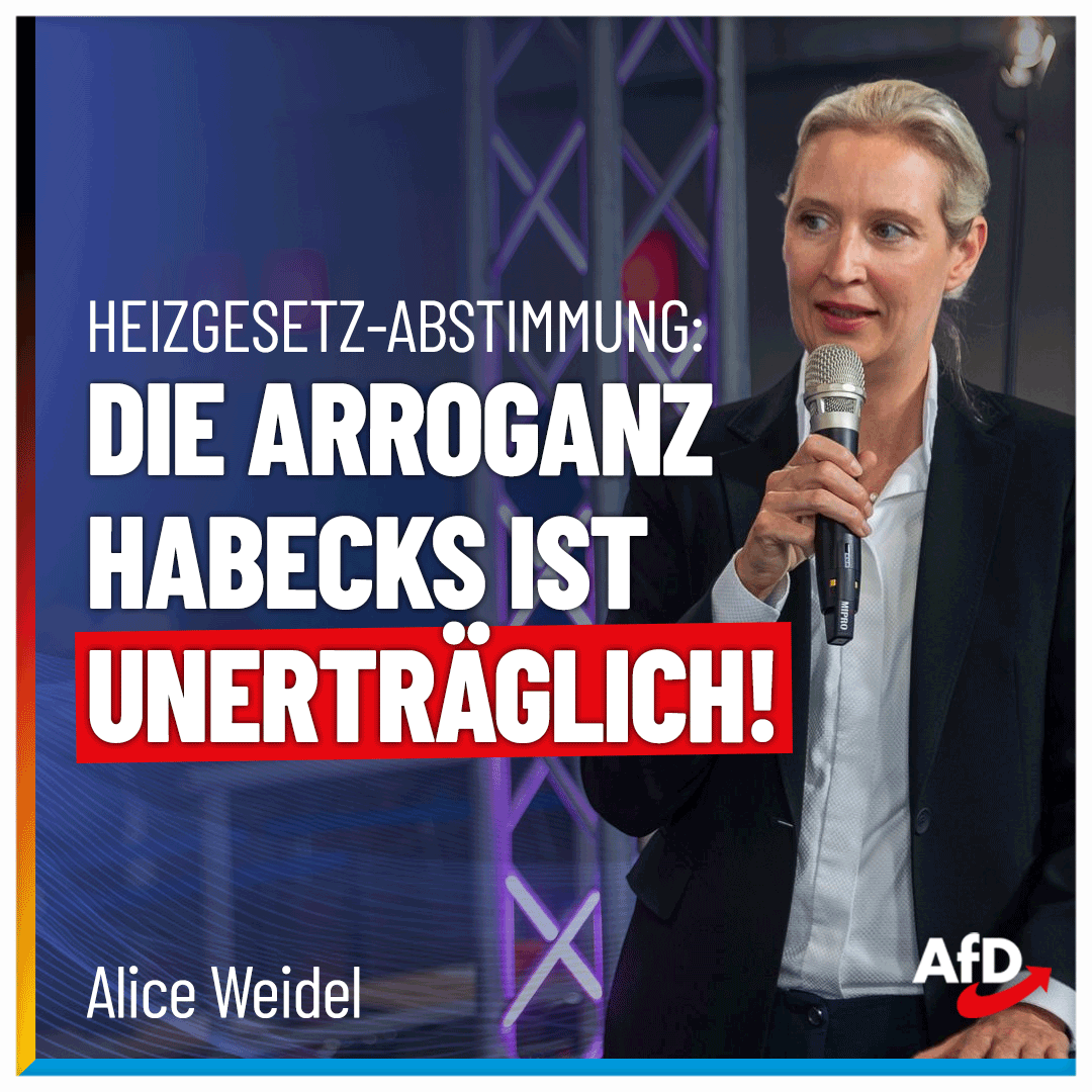 Während das Baugewerbe Alarm schlägt, weil es für die Errichtung neuen Wohnraums kaum mehr Aufträge gibt, verfolgt die Ampel die Verabschiedung des #GEG unbeirrt weiter. Dabei zeigt insbesondere Wirtschafts- und Energieminister Robert #Habeck, wie weit er sich von der Realität
