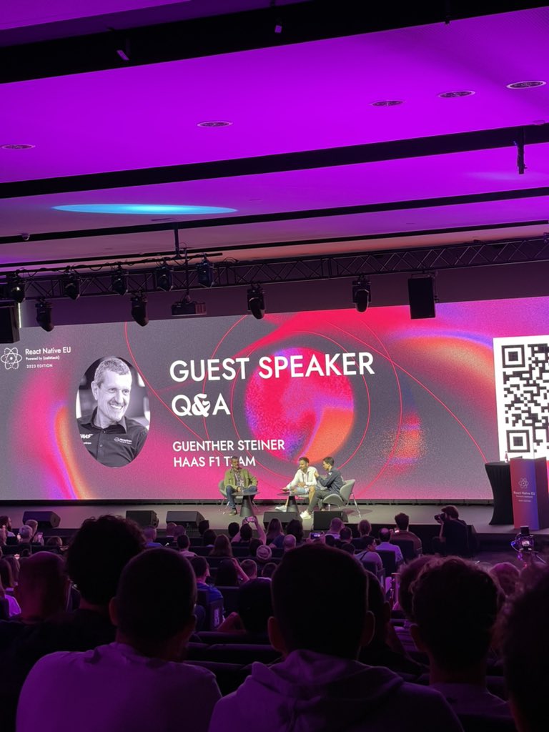Now we are having a Q&amp;A session with <a href="/BanterSteiner/">Günther Steiner 🤬</a> 🏎️🏁🔥🚀