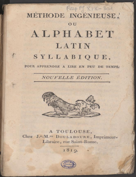 DebrayEve's tweet photo. #JourneeMondialeDeLalphabetisation #Tolosana vous propose de découvrir une autre "Méthode ingénieuse pour…apprendre à lire en peu de temps" (https://t.co/4aXNGLuemv) datant de 1819, ainsi qu'un "Principes & modeles nouveaux d'ecriture" de 1780 (https://t.co/w5l9A7tKeT). #BibNum https://t.co/0smqLHjeBz