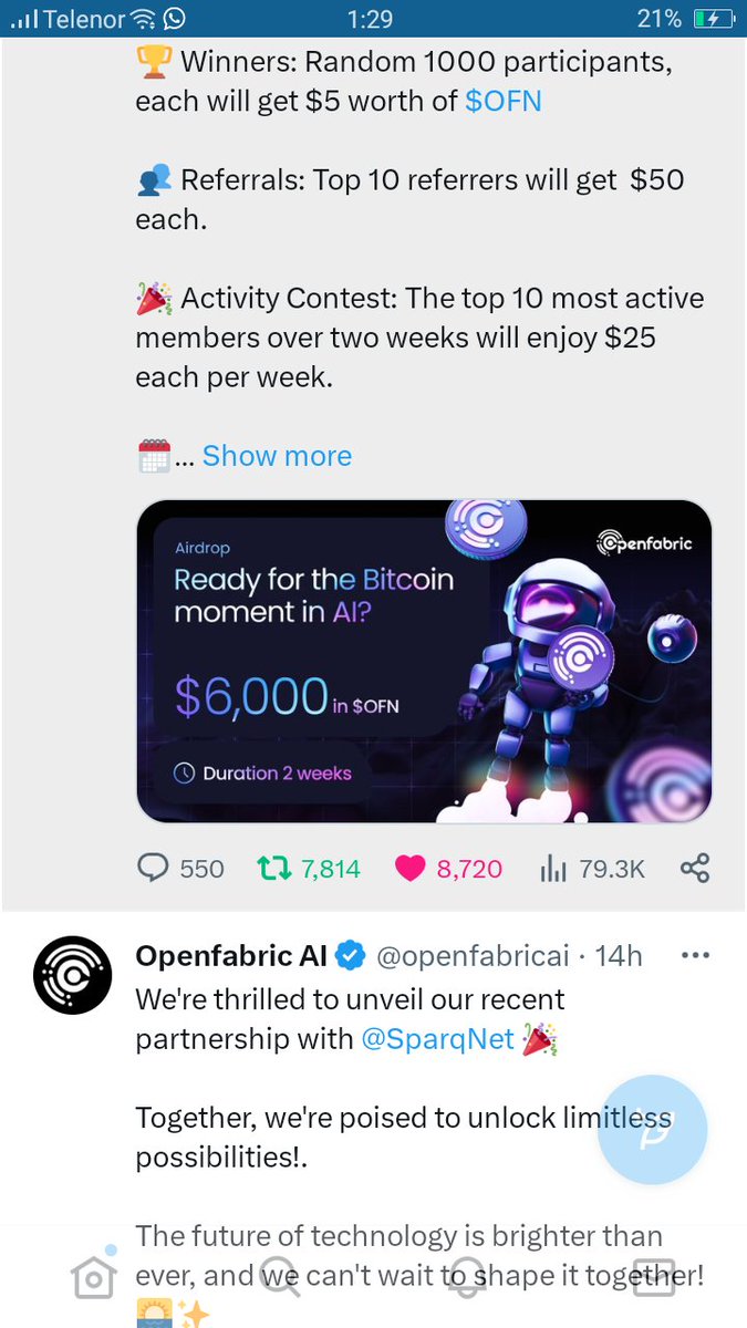CryptoNadir2's tweet photo. @furrincrypto @openfabricai https://t.co/sVxatcJtcH