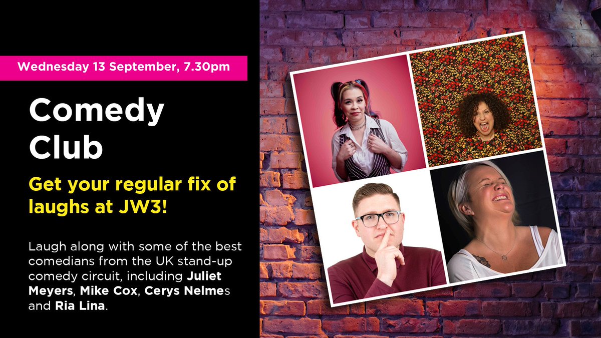 We couldn't resist reposting this one! Looking forward to welcoming @julietmeyers to JW3 next Weds eve for our #ComedyClub debut🤣Grab your tickets here: jw3.org.uk/whats-on/jw3-c…