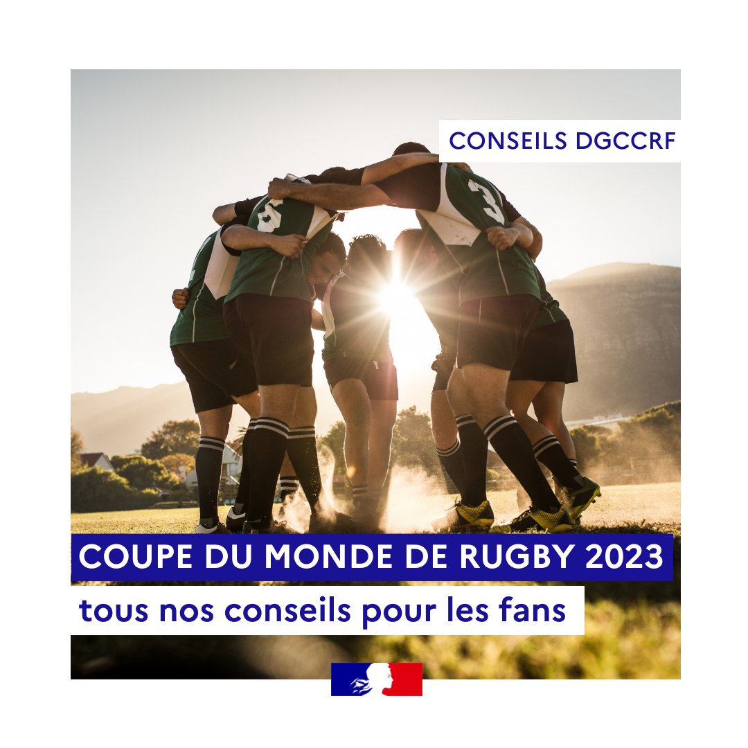 dgccrf's tweet photo. 🏉 La DGCCRF souhaite une bonne Coupe du Monde à tous les passionnés de rugby !
La plateforme SignalConso est désormais disponible en anglais :
👉https://t.co/7UvfmRi1dw
👉https://t.co/aCkhtE3cKH
et nos conseils sont à votre disposition sur notre site :
👉https://t.co/SrsMDwT5Iq https://t.co/SNl0tvjdk1