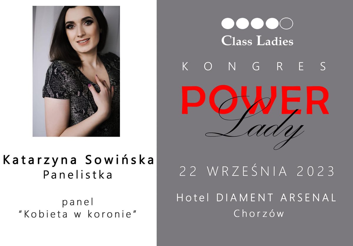 ClassLadiesNGO's tweet photo. Drogie❤️

Przedstawiamy Wam
🔹Katarzynę Sowińską🔹
panelistkę Kongresu #powerlady 

Katarzyna prowadzi unikalną markę #MyWish obuwie ślubne &amp; wieczorowe i tworzy obuwie ślubne✨️👠

Podczas Kongresu, weźmie udział w Panelu "Kobieta w koronie".💃🏽🔥

Widzimy się już 22.09.2023♥️ https://t.co/ElJlwO7oSJ