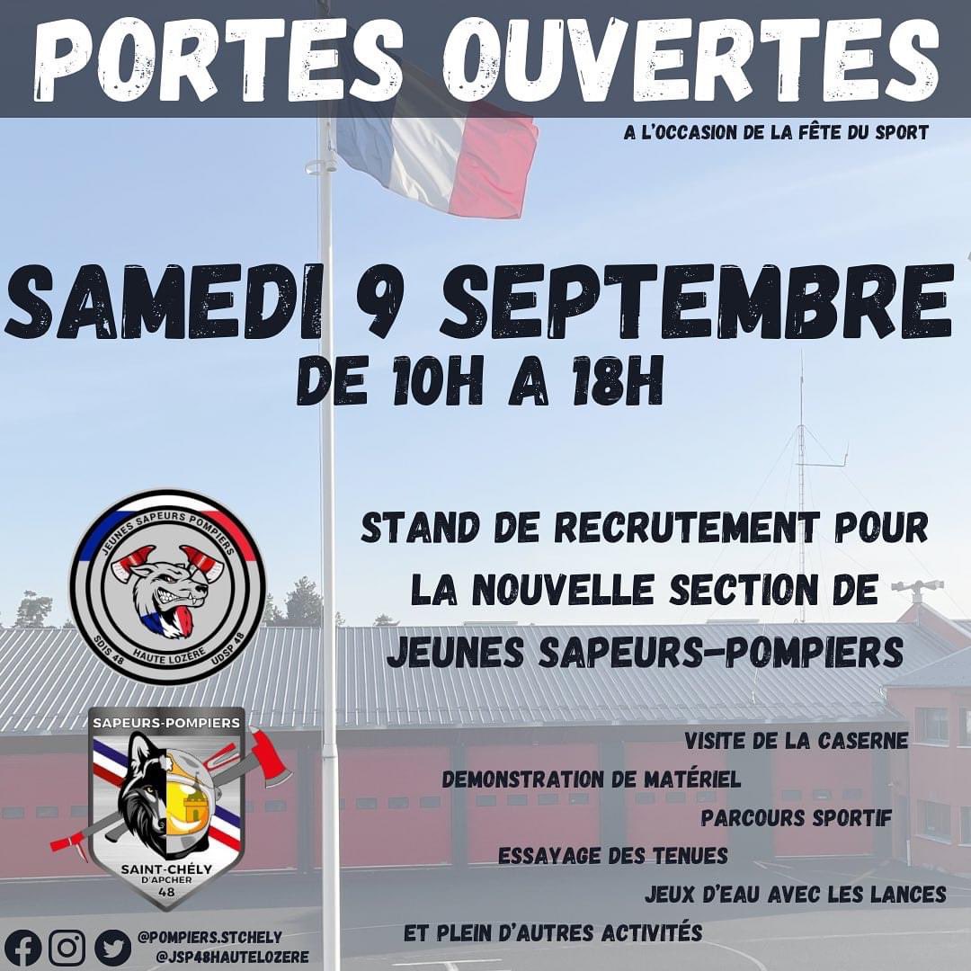 [Portes ouvertes]

A demain !!

<a href="/JSPHauteLozere/">Jeunes Sapeurs-Pompiers Haute-Lozère</a> <a href="/sdislozere/">SDIS48</a>