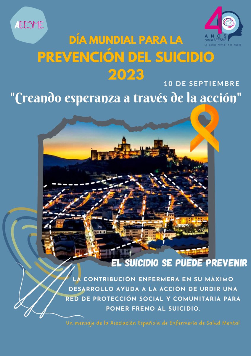 _AEESME's tweet photo. La @_AEESME lanza una acción informativa por el ᴅÍᴀ ᴍᴜɴᴅɪᴀʟ ᴅᴇ ʟᴀ ᴘʀᴇᴠᴇɴᴄɪÓɴ ᴅᴇʟ ꜱᴜɪᴄɪᴅɪᴏ 2023 

Leer aquí 👉🏽 https://t.co/6u4Jh0esHZ https://t.co/3MHbiPlSNT