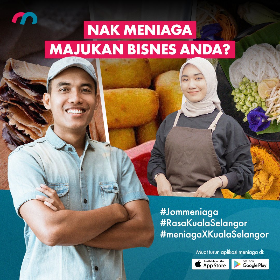 meniaga nak bantu bisnes anda di Malaysia!
Daftar di bawah untuk maklumat lanjut:
bit.ly/meniagaOTG

#empowerbusiness #selangorfoodie #SupportLocal #meniaga #jommeniaga