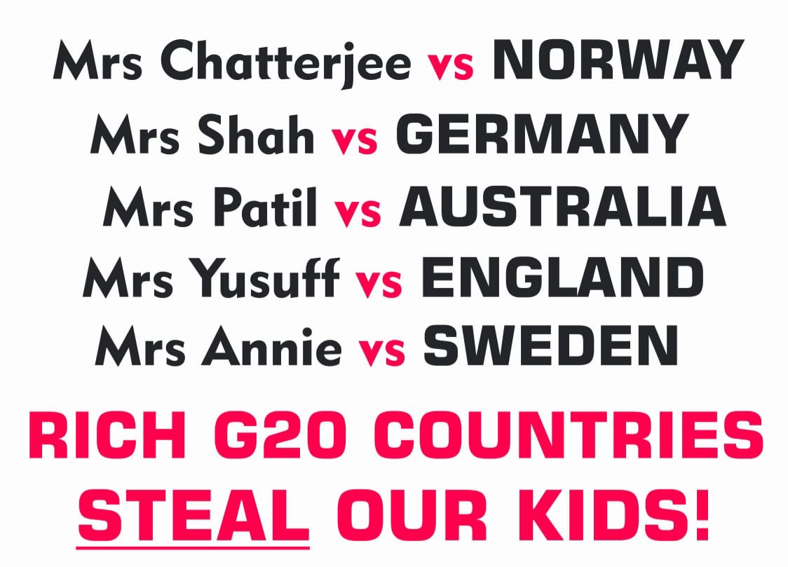 jpbdxb's tweet photo. #NotATarget then y take away? #G20SaveAriha #G20SummitDelhi #G20Bharat #G20GiveOurKidsBack 
@UN Why not say a word in this regard To all child welfare services, Foster parents, Care givers &amp; concerned authorites. If u truly love children grow your own BUT DONT KIDNAP. Have SHAME https://t.co/aElCrXjhpq