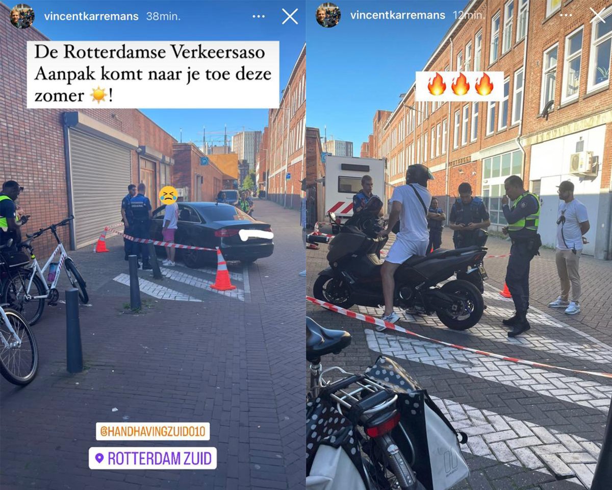 Rotterdamse Verkeersaso Aanpak

Sinds 2021 zijn de gemeente, politie en het Openbaar Ministerie gestart met een zomeroffensief tegen verkeersasociaal gedrag. 

Lees verder op de website
🌐 rotterdam.nl/verkeersveilig…

#AlliantieHandInHand #AHiH