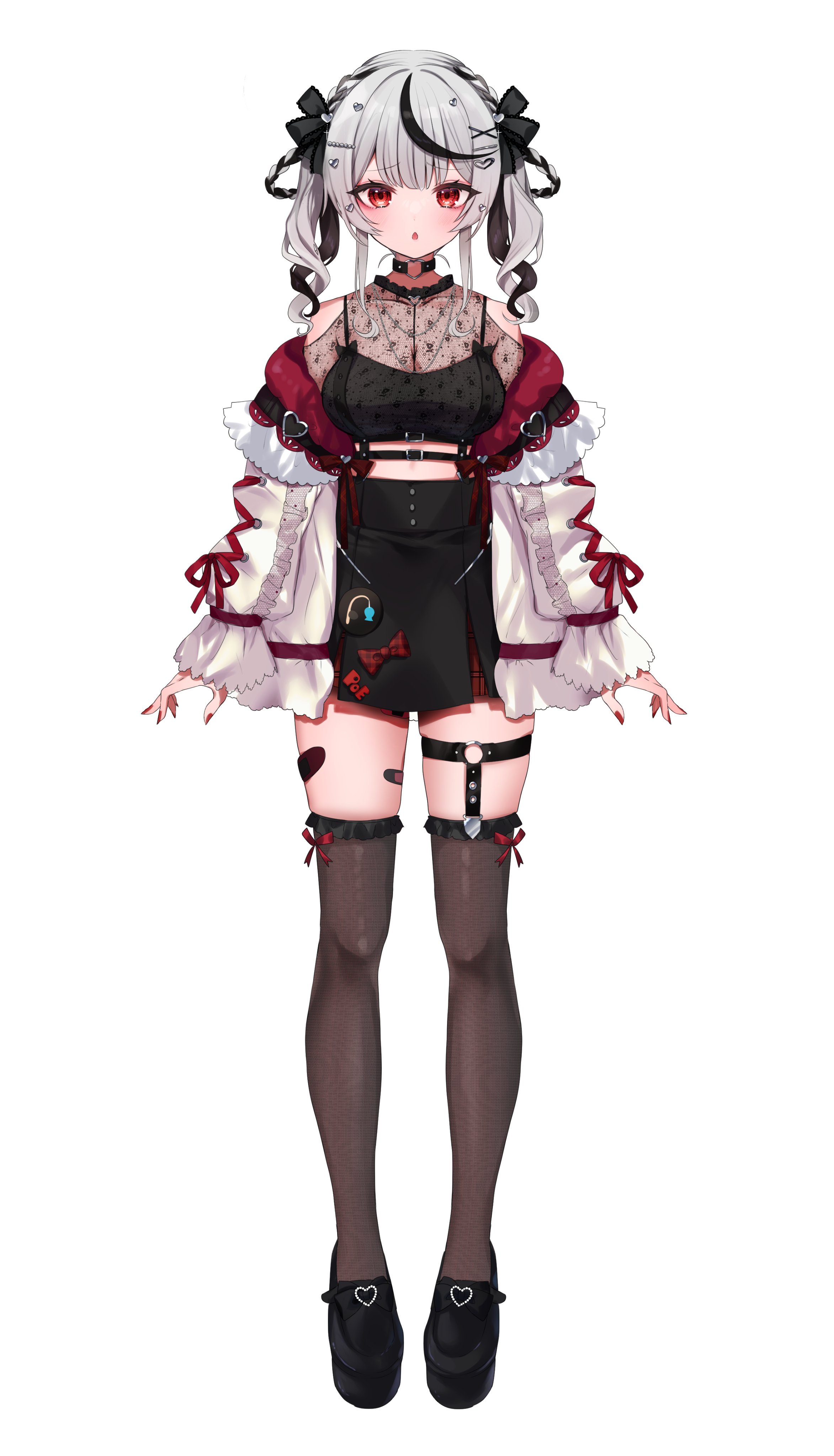 バーチャルYouTuber VTuber 沙花叉クロヱ 地雷系衣装 コスプレ
