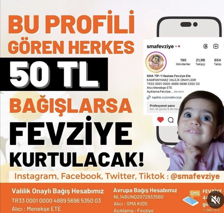 Bugün yapacağınız bağışlar bir bebeğin hayata tutunmasını sağlayacak
Hayırlı Cumalar #8EylülveEYThalaMağdur
<a href="/smafevziye/">Fevziye kazandı</a>