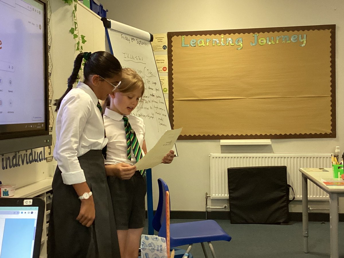 Year Five Yellow have loved making their own version of ‘I’d like to be a…’ by <a href="/Blandpoet/">Ian Bland</a> So impressed with their rhyming skills! ✍️