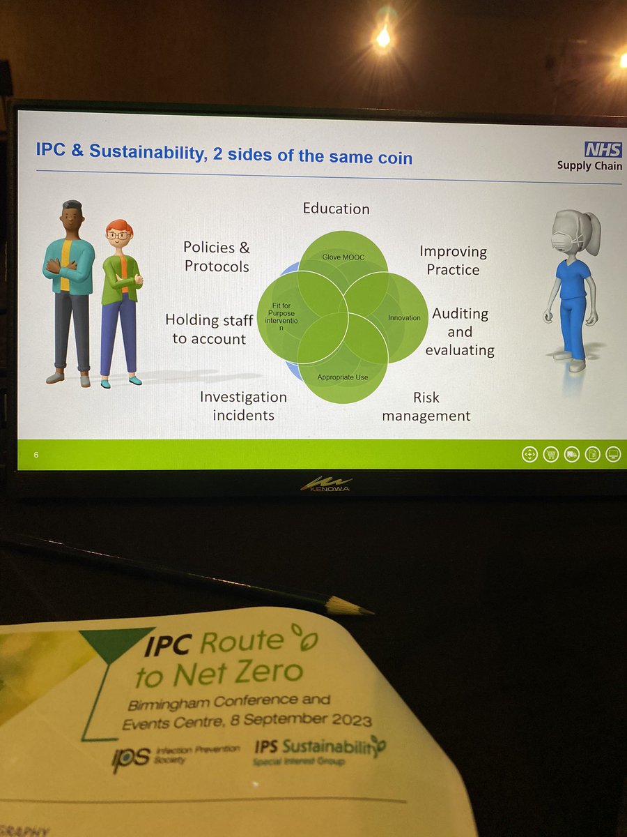 Excellent talk from @SustainableHLB @IPS_Infection #IPCNetZero conference showing how IPC and sustainability are not mutually exclusive - we must work together to maintain patient safety and also reduce unnecessary waste 👏