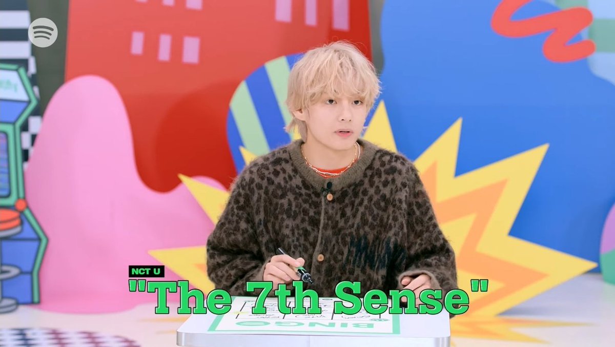 tttyongie's tweet photo. BTS V mentioned NCT U 7th Sense as one of the song he likes. https://t.co/OerSDbIJ3F