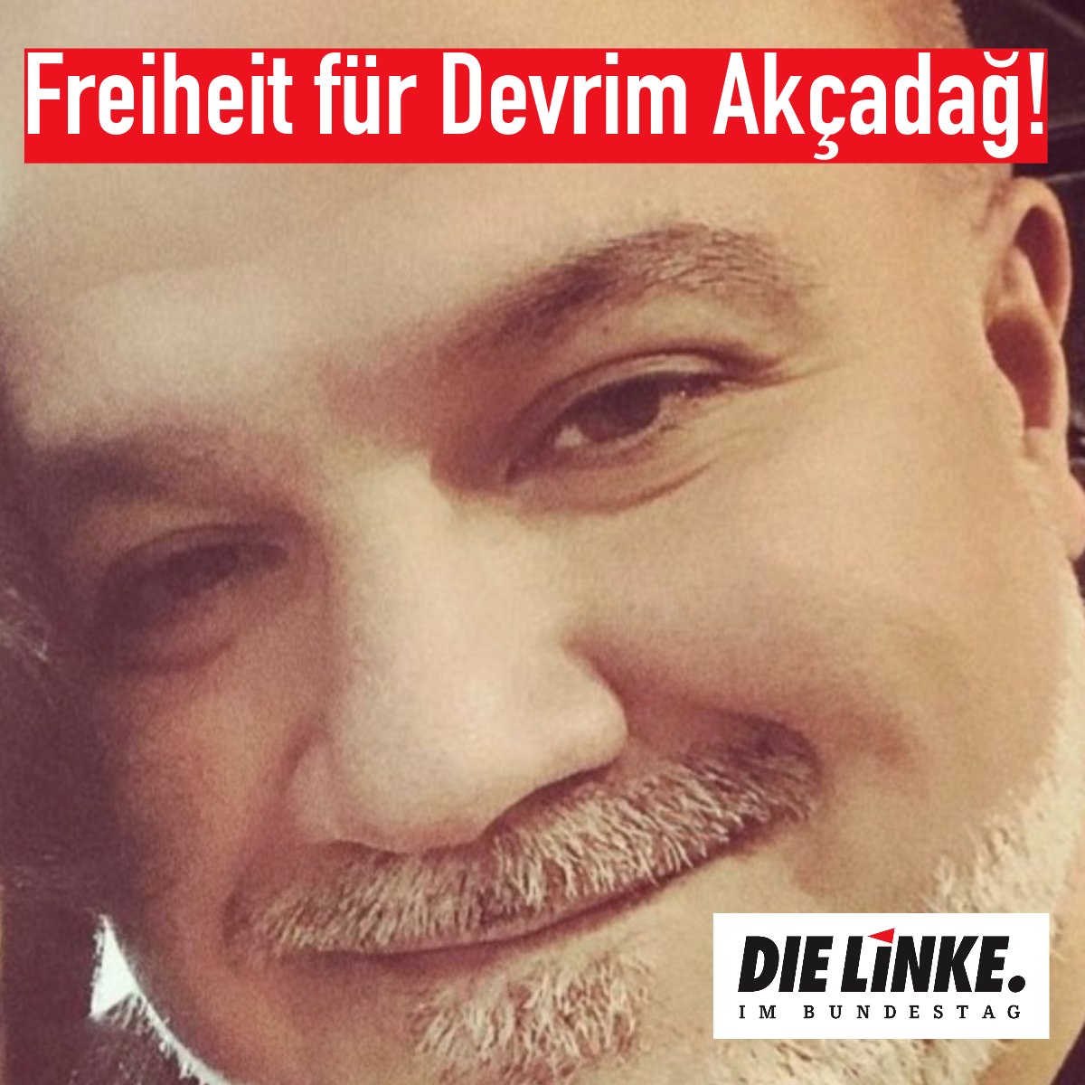 AkbulutGokay's tweet photo. +++Freiheit für Devrim Akçadağ!+++
Der deutsche Staatsbürger wurde im #Italien-Urlaub festgenommen. Grundlage war ein türk. Interpol-Ersuchen zur Festnahme und Auslieferung in die #Türkei. Dazu frage ich die Bundesregierung:
https://t.co/BdyaOzi8t0
#FreeDevrim #DevrimAkcadag