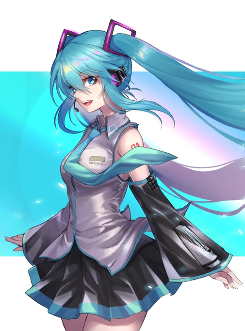 制作中なので再掲ミクさん おめでとうございます。 #初音ミク生誕祭2023