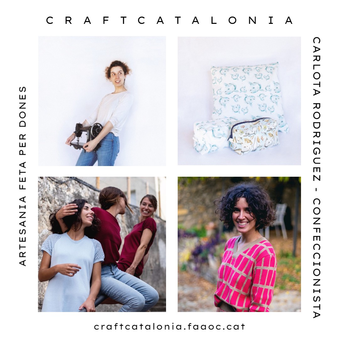 Des de la FAAOC promocionen l'artesania femenina:  Destaquem els èxits i les històries de les artesanes per inspirar altres dones a ingressar en el nostre sector.

AVUI: Carlota Rodríguez. Artesana tèxtil, confeccionista i representant de La Iera a la FAAOC.