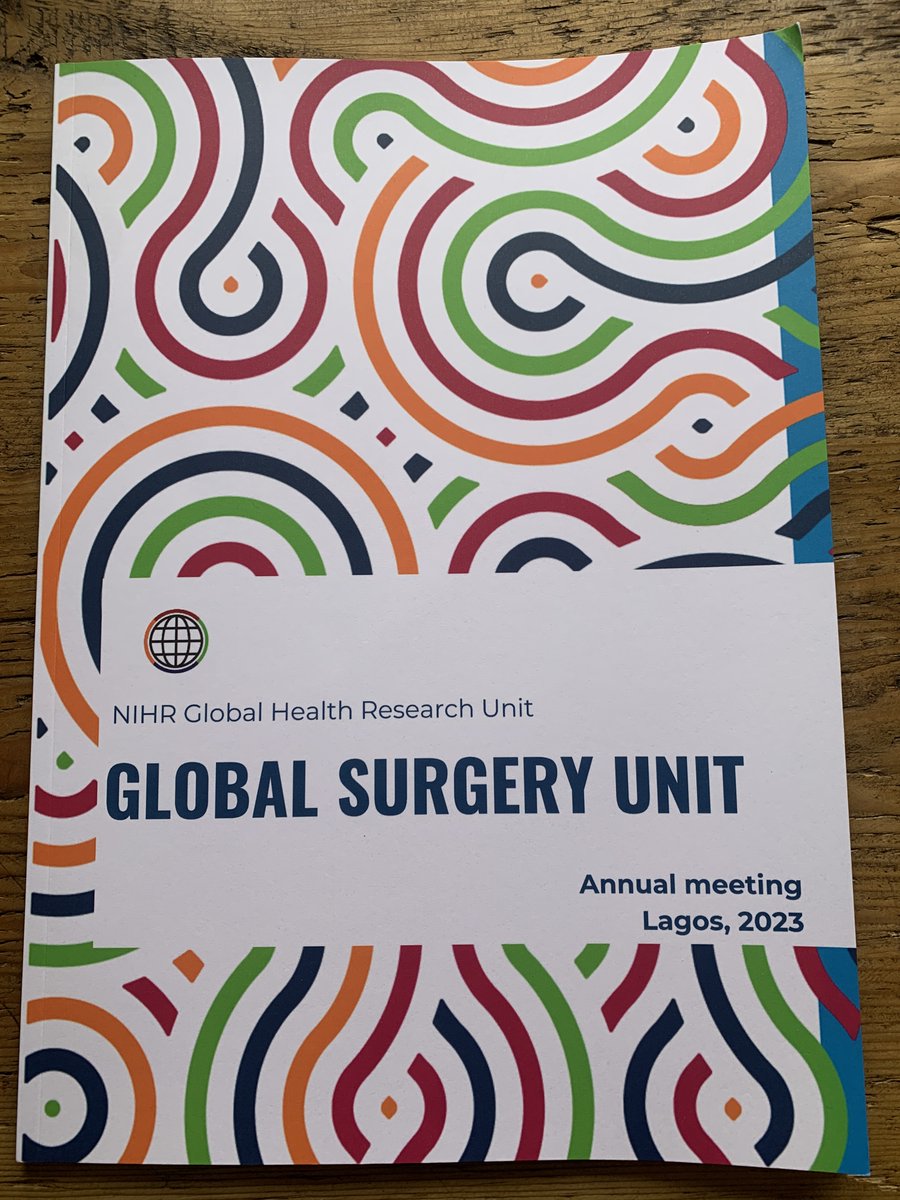 aneelbhangu's tweet photo. 🔥NIHR Global Surgery Unit Annual workshop 2023🔥

💎Over the weekend, we’re travelling to the @NHIR_GSU annual workshop in Lagos. This is the gathering of hub teams from 7 countries to prepare for the next 12 months, and plan beyond. See in these 5 tweets what it all means: https://t.co/w3QOKNf9wy