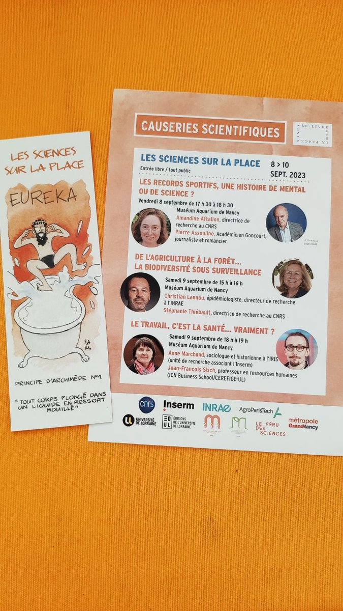 INRAE_Nancy's tweet photo. #LSP45 
Début du Livre sur la Place à #Nancy. Pour la 18ème année consécutive, les partenaires du Site Lorrain de recherche sont présents aux #SciencesSurLaPlace. Au programme cette année, plus d'une vingtaine d'auteurs en dédicace et 3 causeries scientifiques au @Museumaquarium https://t.co/qcwdWdehK2