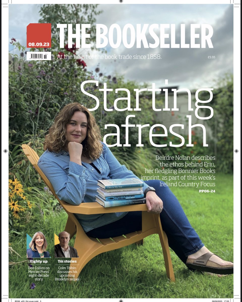 Deirdre Nolan (@potikidee) on Twitter photo An absolute ‘pinch-me’ moment. Can’t believe I’m on the cover of <a href="/thebookseller/">The Bookseller</a> , a magazine I’ve been reading for over twenty years. An absolute ‘pinch-me’ moment. Can’t believe I’m on the cover of <a href="/thebookseller/">The Bookseller</a> , a magazine I’ve been reading for over twenty years.