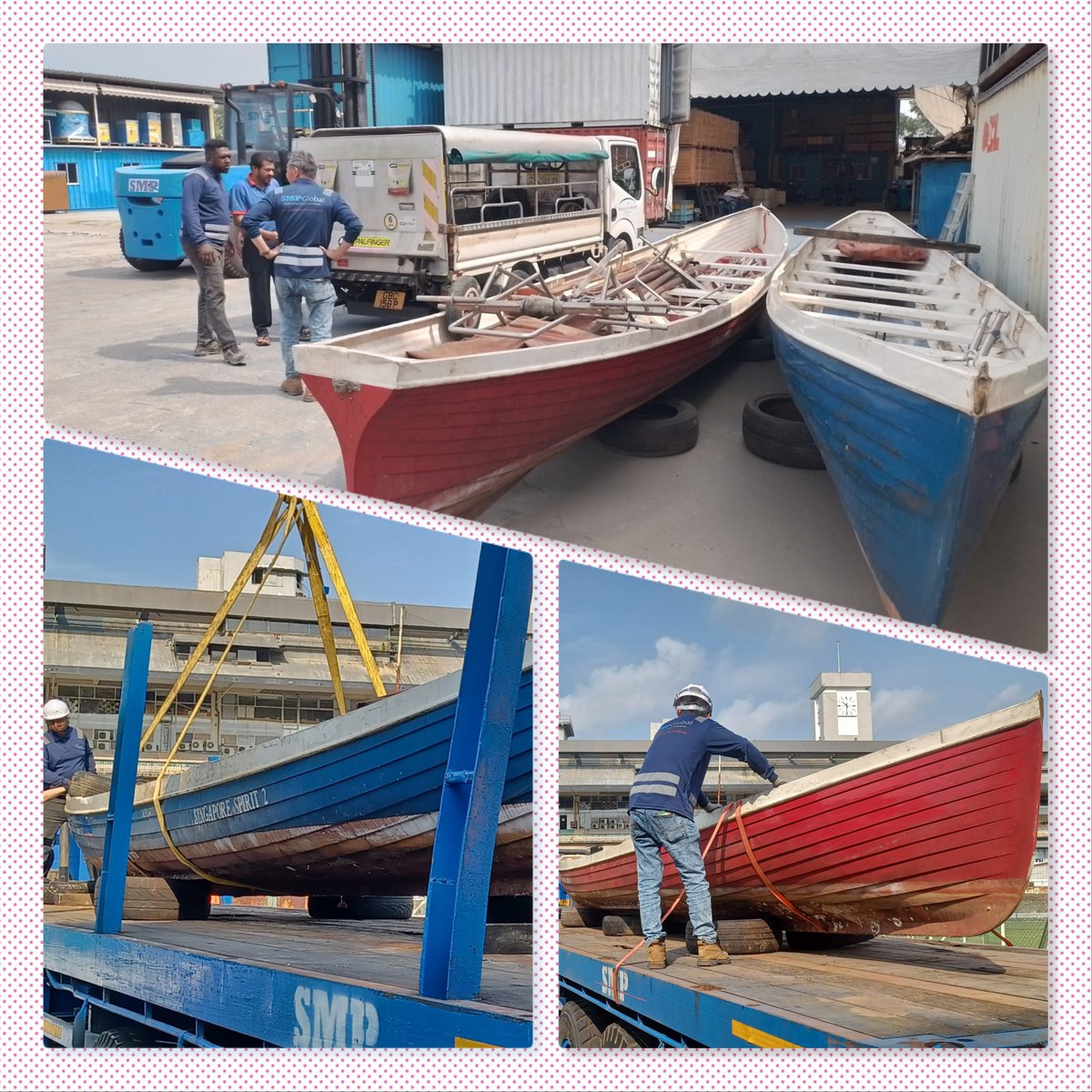 So it's a farewell to Singapore Spirit 1 &amp; 2, as they are shipped off to South Africa for further charity adventures.
Relive the epic fundraising row around Singapore from 8 years ago  on the MtSS media page here:  mtss.org.sg/media/

#seafarersmatter