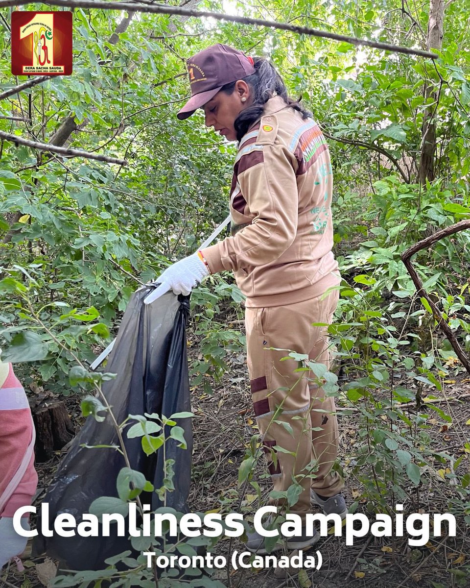DSSNewsUpdates's tweet photo. A Cleaner and Greener Tomorrow! 🗑️ Dera Sacha Sauda volunteers in Toronto, Canada, are on a mission to preserve the beauty of our city and protect Mother Nature. Join us in our cleanliness campaign to make world shine brighter than ever!  #Environment #CleanlinessCampaign https://t.co/8BDMm81FBS