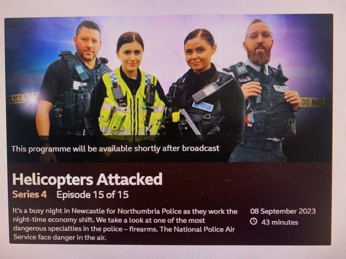 NPASSouthWest's tweet photo. Watch BBC’s ‘Critical Incident’ at 10 today which will feature the dangers of #laserattacks on police air crews. The episode will be available on BBC iPlayer afterwards too. ^KF https://t.co/TtFXr6DLTT