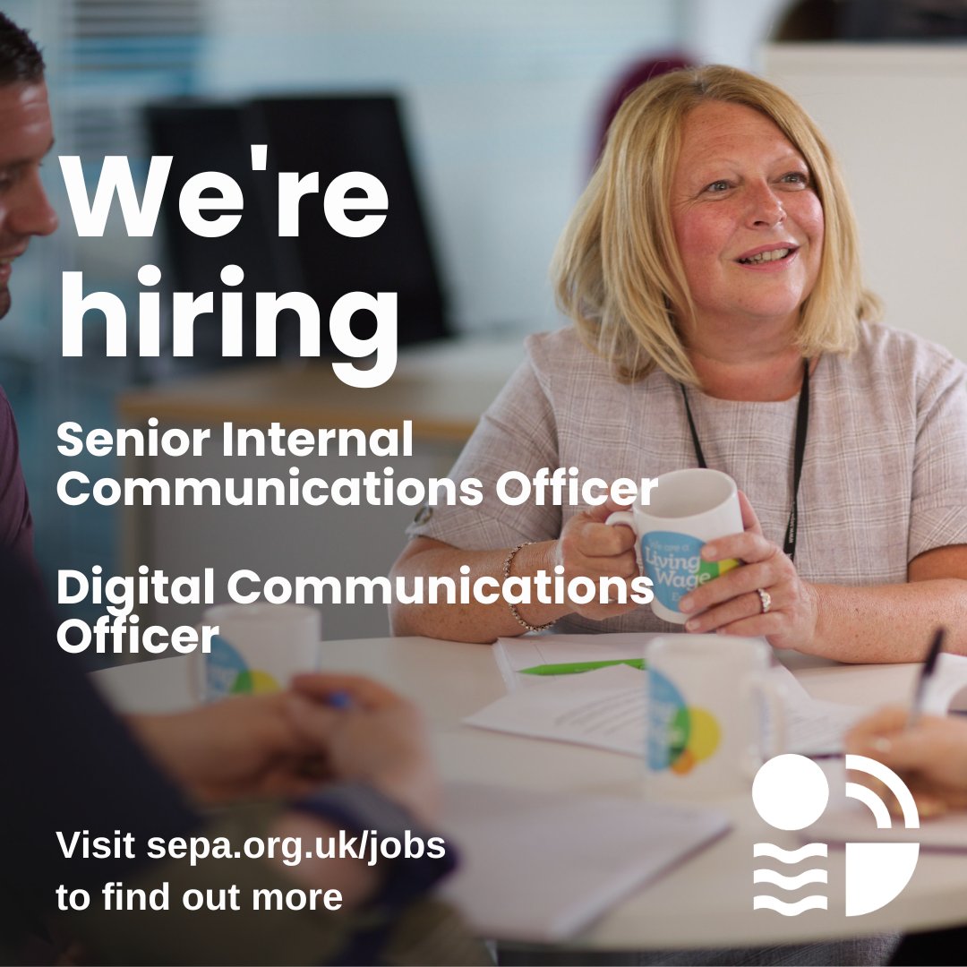ScottishEPA's tweet photo. It's your final opportunity to apply for two roles within our corporate communications team, closing on the 11th. We're hiring for: 
Senior Internal Communications Officer https://t.co/BtHeGiDhQI
Digital Communications Officer https://t.co/td395NeqjM

#ScotCommsJobs #CommsJobs https://t.co/SpGpBKjnLe