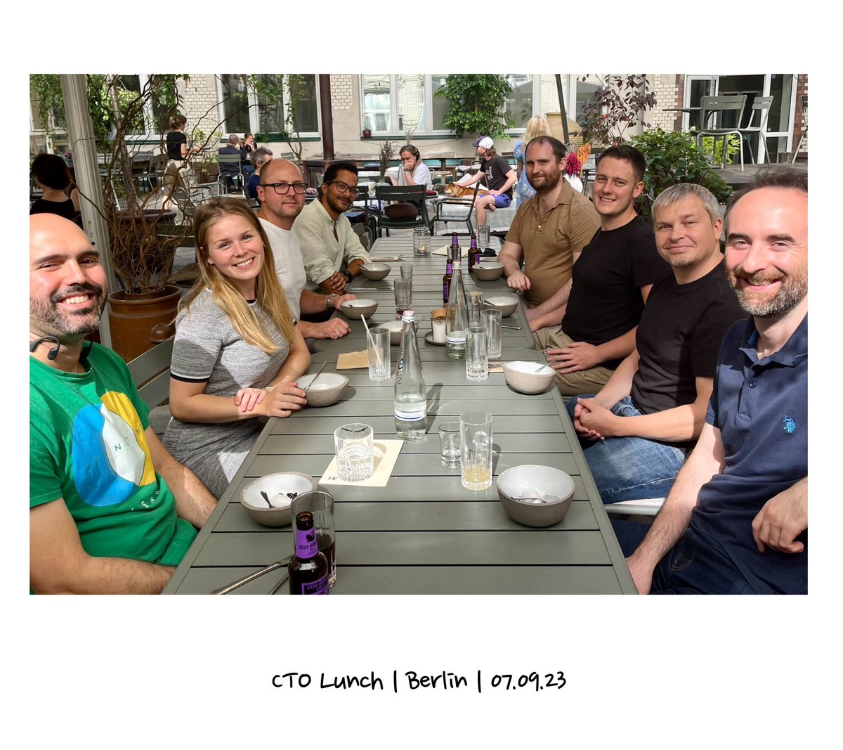 talent_io's tweet photo. We are back and so are our #CTO Lunches 🥗 in Paris and Berlin! https://t.co/icAFj9v8q4