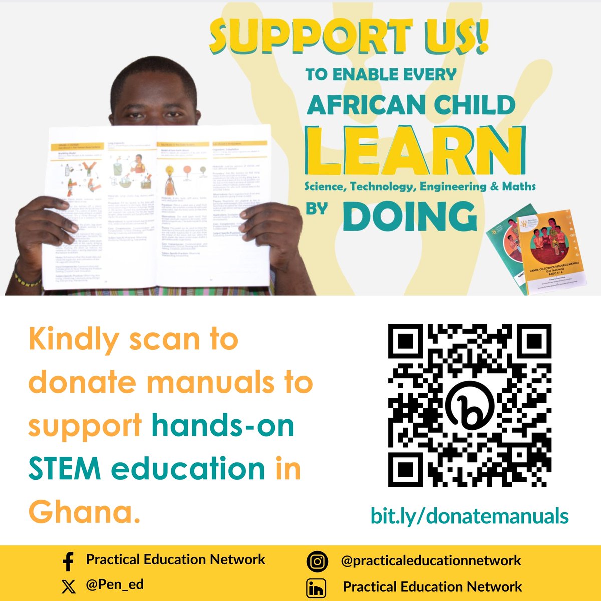 Join PEN in transforming STEM education in Ghana🚀

Our Science and Mathematics manuals, approved by Ghana's National Council for Curriculum and Assessment (NaCCA), are game-changers. They are designed to be practical, cost-effective, and aligned with the national curriculum.