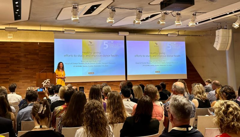EUBloodAlliance's tweet photo. #ECDHM is kicking off this morning with a full room at the extraordinary building of the @wu_vienna (Vienna University of Economics and Business).
We are looking forward to a full programme today, to learn and exchange on donor health and donor management. https://t.co/OJmJJfgGxf