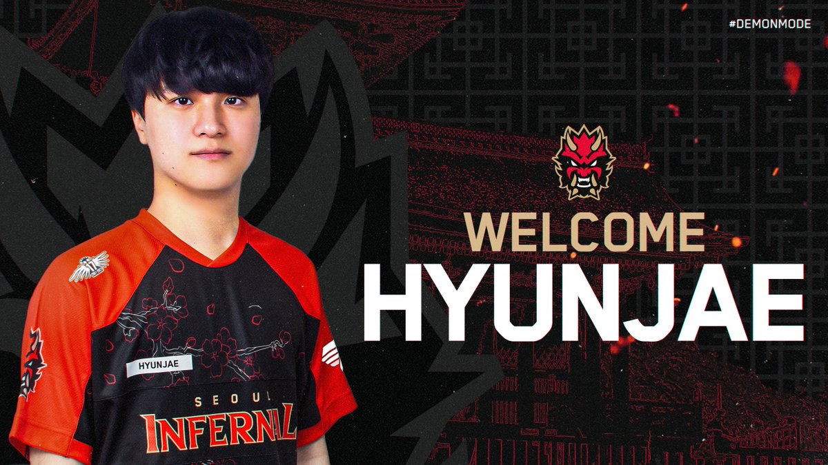 Please give a warm welcome to @Hyunjae_OW ❤️‍🔥 FiXa is dealing with an injury so Hyunjae will be stepping in for the rest of the season. Please wish FiXa a speedy recovery and give your full support to Hyunjae! #SeoulFighting #DemonMode