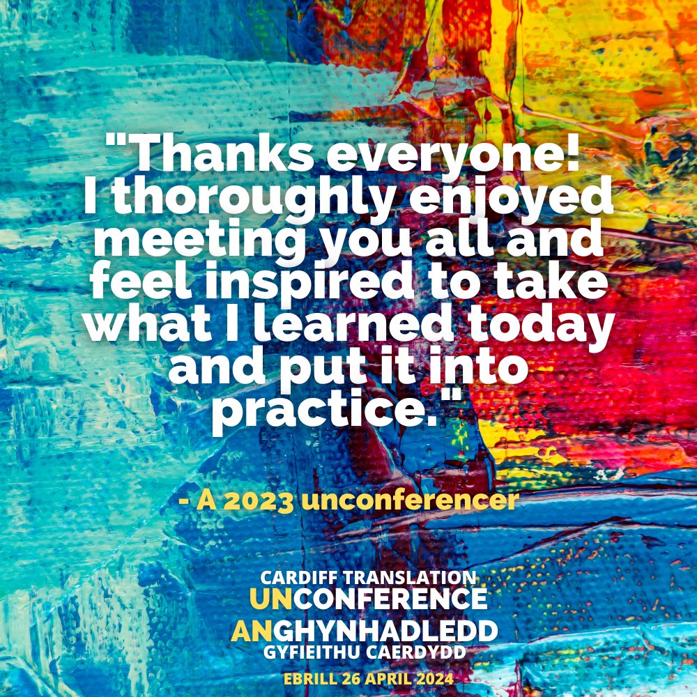 Cardiff Translation Unconference tweet media