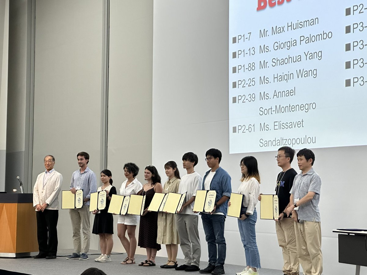 ismc2023's tweet photo. Day 5🇯🇵 Last day.

Thank you for participating in ISMC2023. See you next time✈️

#ISMC2023 #ソフトマター国際会議
#グランキューブ大阪 https://t.co/alP4SLWYKJ