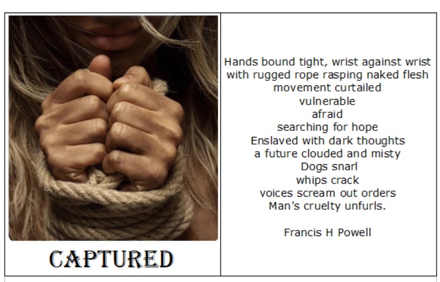 Dreamheadz's tweet photo. @MQuigley1963 This is my poem entitled captured. Have a nice weekend #WritingCommunity #poetrycommunity #poemshare https://t.co/ifIPUPJltG