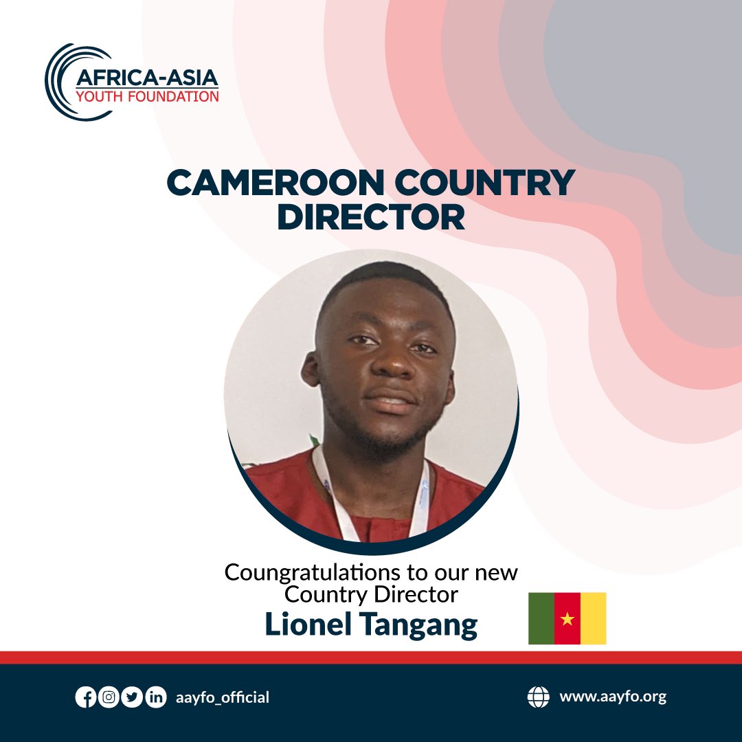 aayfo_official's tweet photo. 🎉 Join us in extending a warm welcome to the new Country Director &amp; Deputy Director of #AAYFO Cameroon, We're thrilled to have such accomplished individuals on board, we can't wait to see the positive impact they will bring to the organization.

#welcomeonboard
#CameroonChapter https://t.co/c1BTIVUO2r