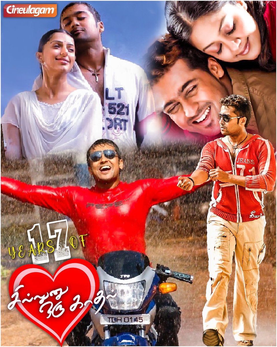 cineulagam's tweet photo. 17 years of Gautham and Kundavai...💕❤️
@Suriya_offl @bhumikachawlat
#17YearsOfSOK #17yearsofSillunuOruKadhal #sillunuorukadhal #sillunuorukadhalmovie #Suriya #jothika #suriyajo #directorKrishna #TamilCinema #Kollywood https://t.co/8KhBu72piF