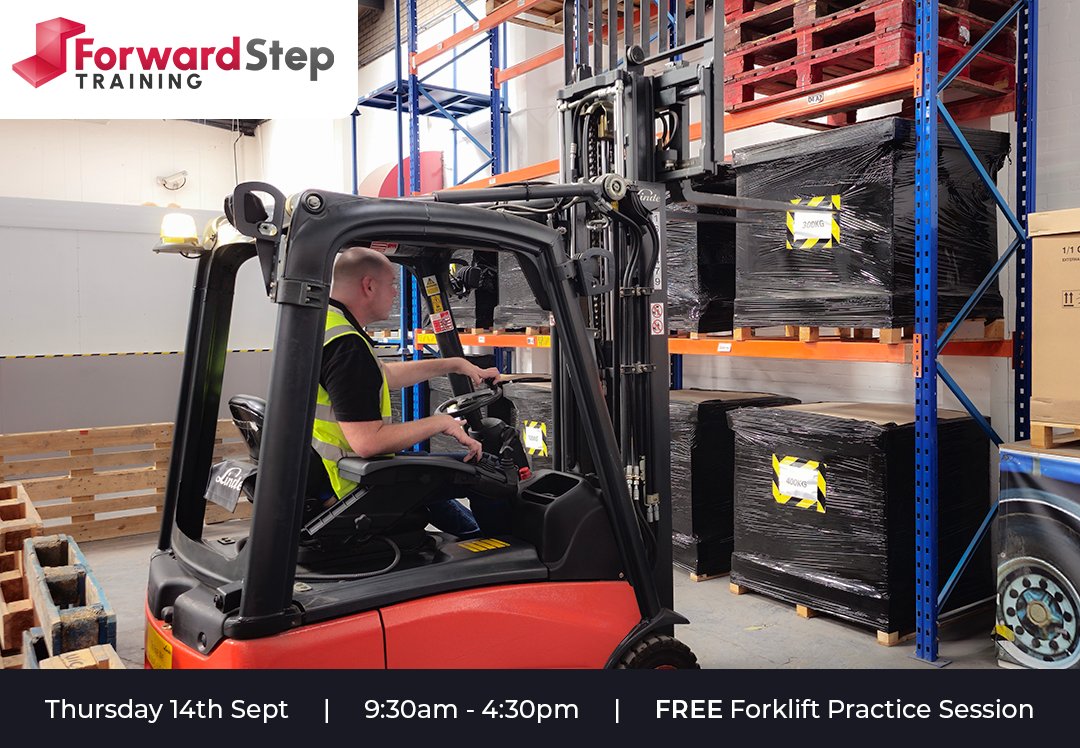 Exciting opportunity! Calling FLT licence holders for FREE forklift practice this Thu 14th Sep, 9:30 AM - 4:30 PM in Birmingham. Boost your confidence for interviews! 

Contact jduckett-day@forwardsteptraining.co.uk
 forwardsteptraining.co.uk 

#JobInterviewPrep #ForkliftPractice