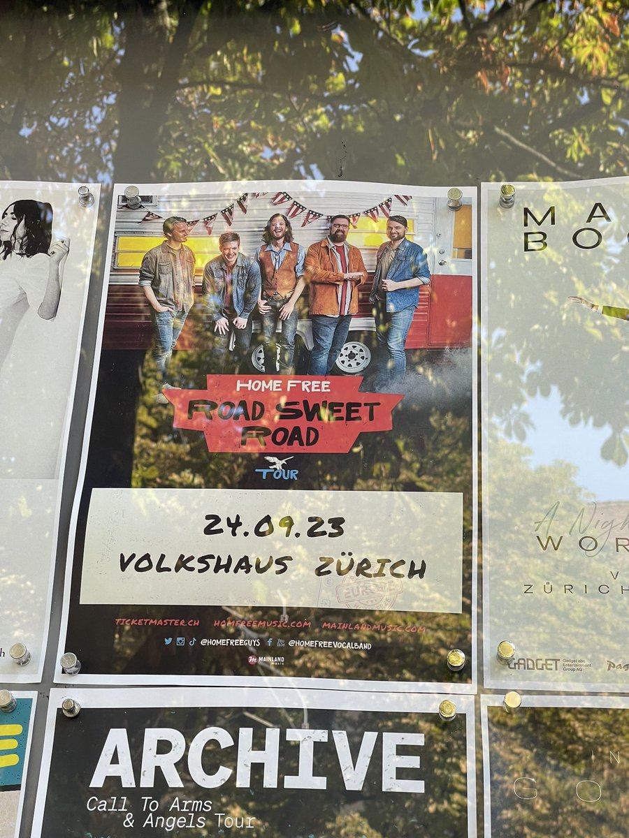 redtestwine's tweet image. ไปดู สถานที่ จะไปดู คอนเสริต์ #HomeFree ใน #Zürich