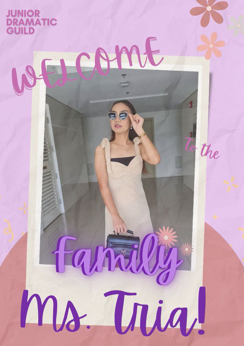 JDG_MNL's tweet photo. ✨ 𝗠𝗲𝗲𝘁 𝗼𝘂𝗿 𝗻𝗲𝘄 𝗖𝗼-𝗔𝗱𝘃𝗶𝘀𝗲𝗿 𝗮𝗻𝗱 𝗠𝗲𝗻𝘁𝗼𝗿 𝗼𝗳 𝘁𝗵𝗲 𝗝𝘂𝗻𝗶𝗼𝗿 𝗗𝗿𝗮𝗺𝗮𝘁𝗶𝗰 𝗚𝘂𝗶𝗹𝗱!!! 💥🥰

🎉𝑾𝑬𝑳𝑪𝑶𝑴𝑬 𝑻𝑶 𝑻𝑯𝑬 𝑭𝑨𝑴𝑰𝑳𝒀, 𝑴𝑰𝑺𝑺 𝑻𝑹𝑰𝑨🎉

✍️🌆: Inah Morales https://t.co/EwiG88elyE