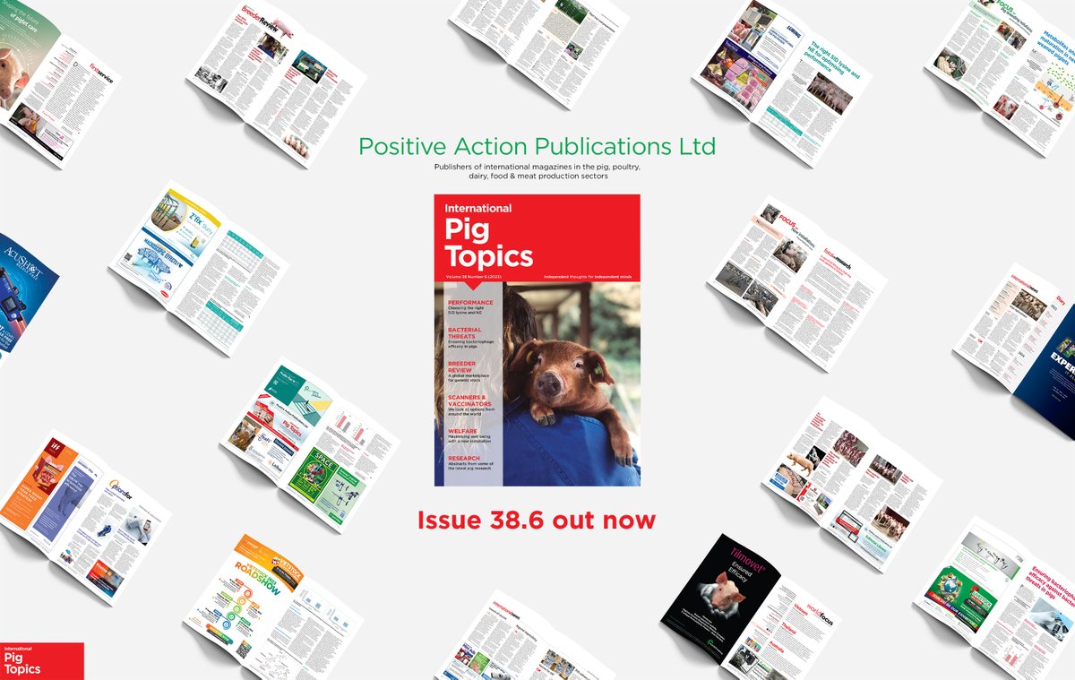 agriinsight's tweet photo. 📕 International Pig Topics 38.6 is out now!📕
With articles from:
@Evonik, #PathwayIntermediates, #AcoFunki and #Selko / @TrouwNutr_GB. 

We also have our International Breeder Review, and The #OptionsFor looks at #Scanners &amp; #Vaccinators. https://t.co/r3QVAli8LH