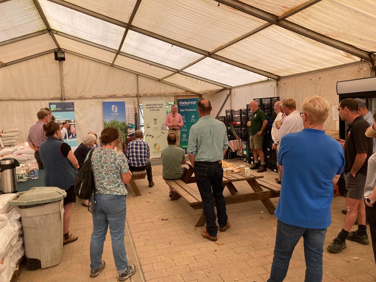 Terravesta's tweet photo. Fantastic farm walk yesterday with The @afgroupuk hosted by Norfolk farmer, Algy Garrod. Thanks to all attendees who joined us to learn more about Miscanthus farming! #AFGroup #NorfolkFarming #MiscanthusFarming https://t.co/IjbxeB9VME