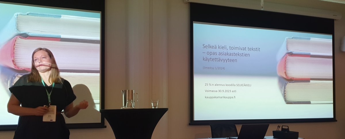 Selkeä kieli, toimivat tekstit. <a href="/EevaOorni/">Eeva Öörni</a>:n kirjaa odotellessa! 🤗 #saavutettavuus #käytettävyys
#sisällönmuotoilu
#CX
#asiakaskokemus